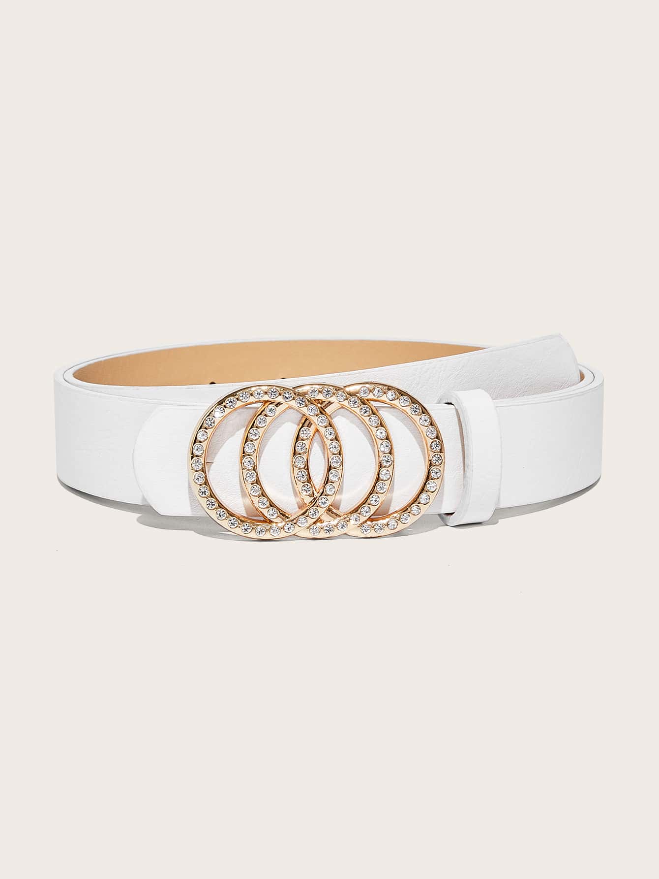 ROUND RHINESTONE BELT
