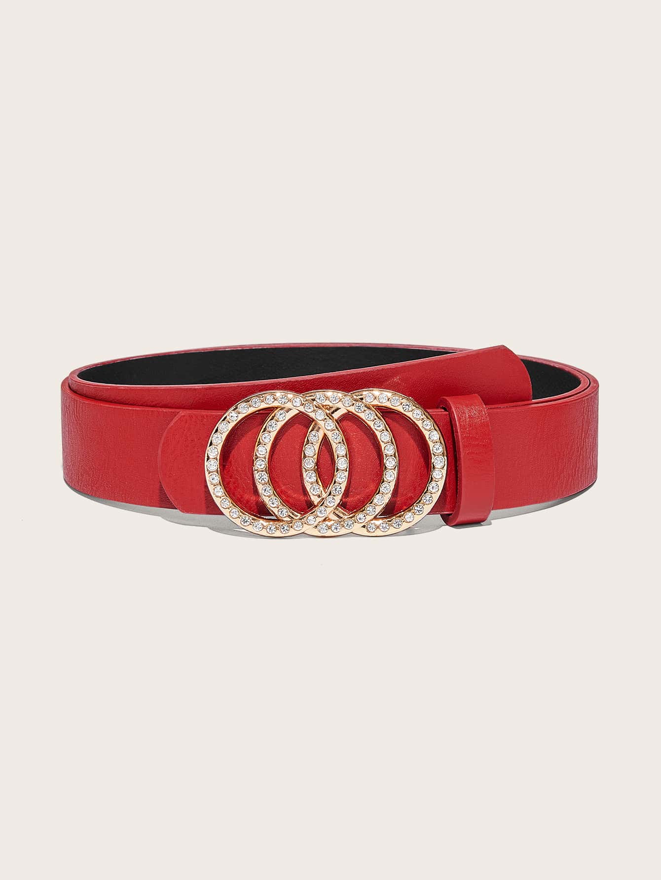 ROUND RHINESTONE BELT